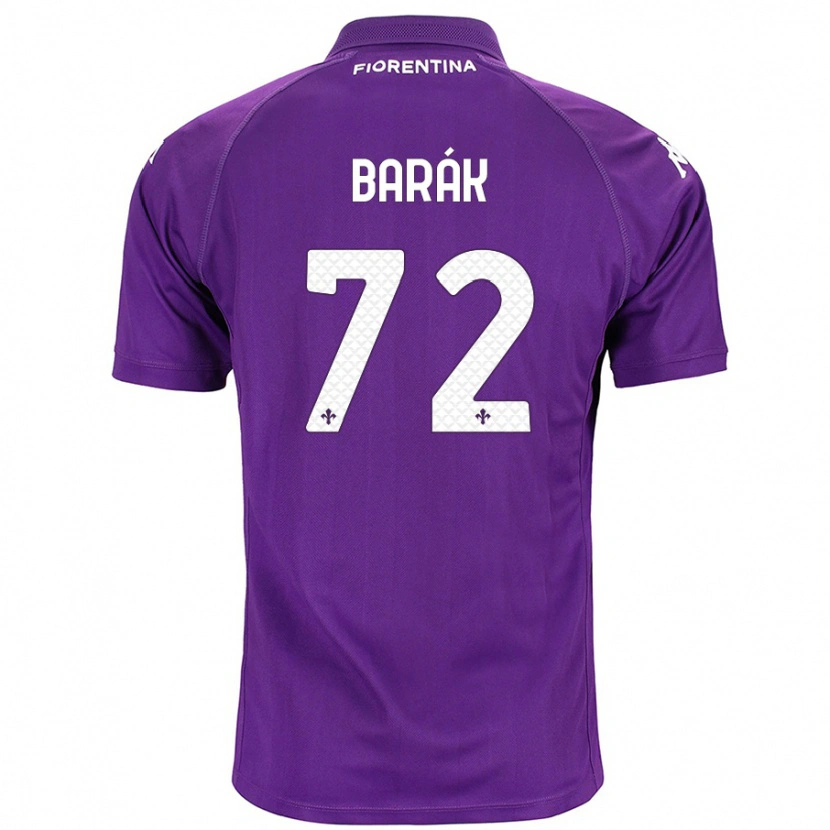 Danxen Kvinnor Antonín Barák #72 Purpur Hemmatröja Matchtröjor 2024/25 Tröjor T-Tröja
