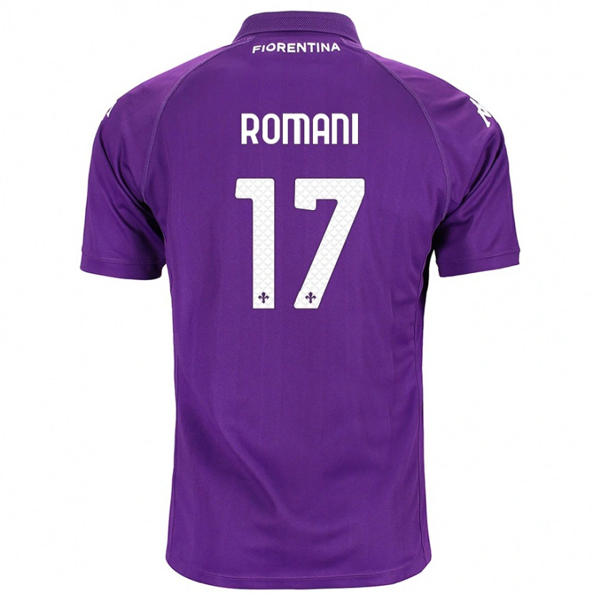 Danxen Kvinnor Lorenzo Romani #17 Purpur Hemmatröja Matchtröjor 2024/25 Tröjor T-Tröja