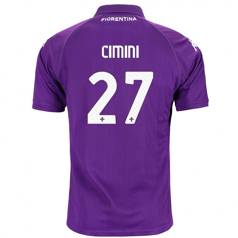 Danxen Kvinnor Linda Tucceri Cimini #27 Purpur Hemmatröja Matchtröjor 2024/25 Tröjor T-Tröja