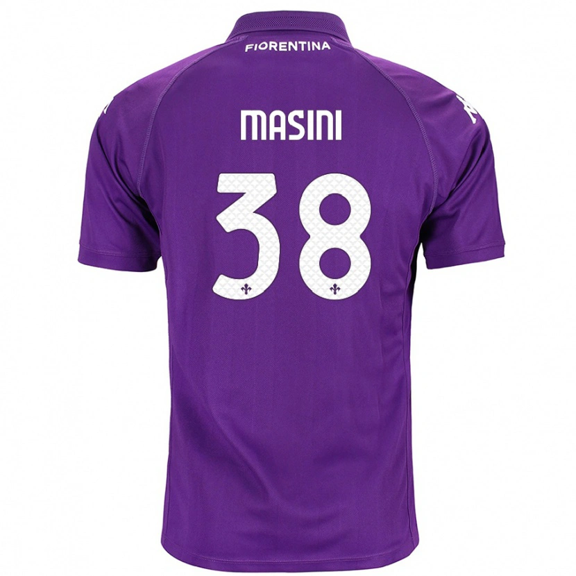 Danxen Kvinnor Linda Masini #38 Purpur Hemmatröja Matchtröjor 2024/25 Tröjor T-Tröja