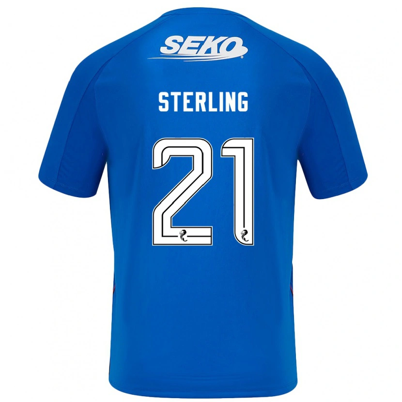 Danxen Kvinnor Dujon Sterling #21 Mörkblå Hemmatröja Matchtröjor 2024/25 Tröjor T-Tröja