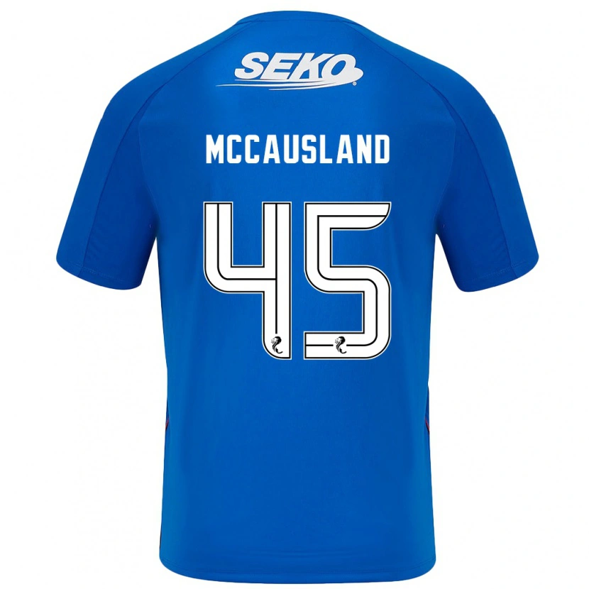 Danxen Kvinnor Ross Mccausland #45 Mörkblå Hemmatröja Matchtröjor 2024/25 Tröjor T-Tröja