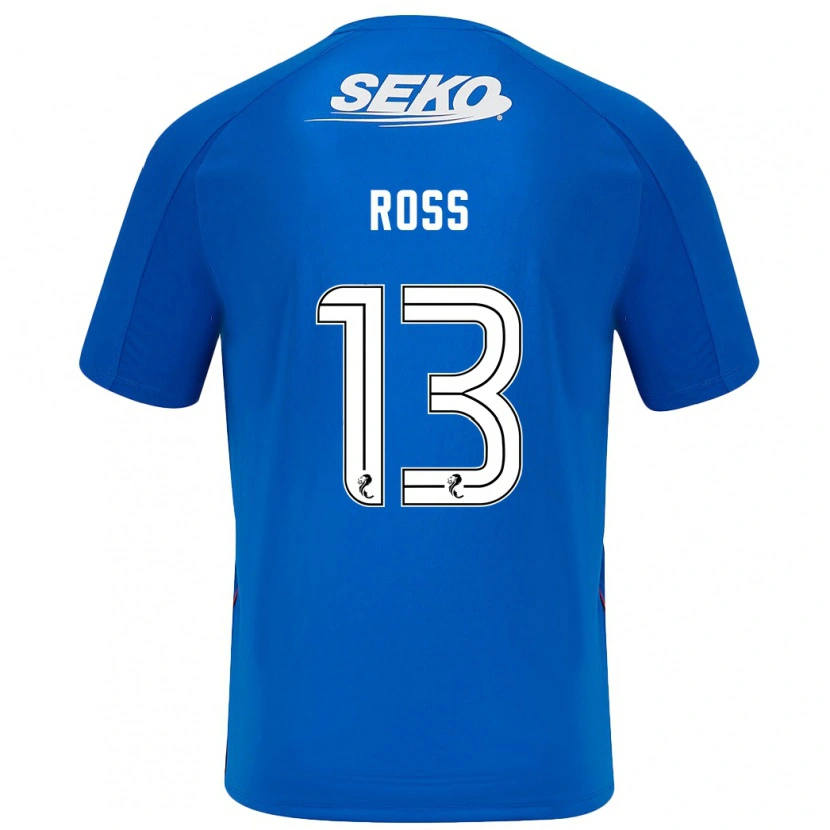 Danxen Kvinnor Jane Ross #13 Mörkblå Hemmatröja Matchtröjor 2024/25 Tröjor T-Tröja