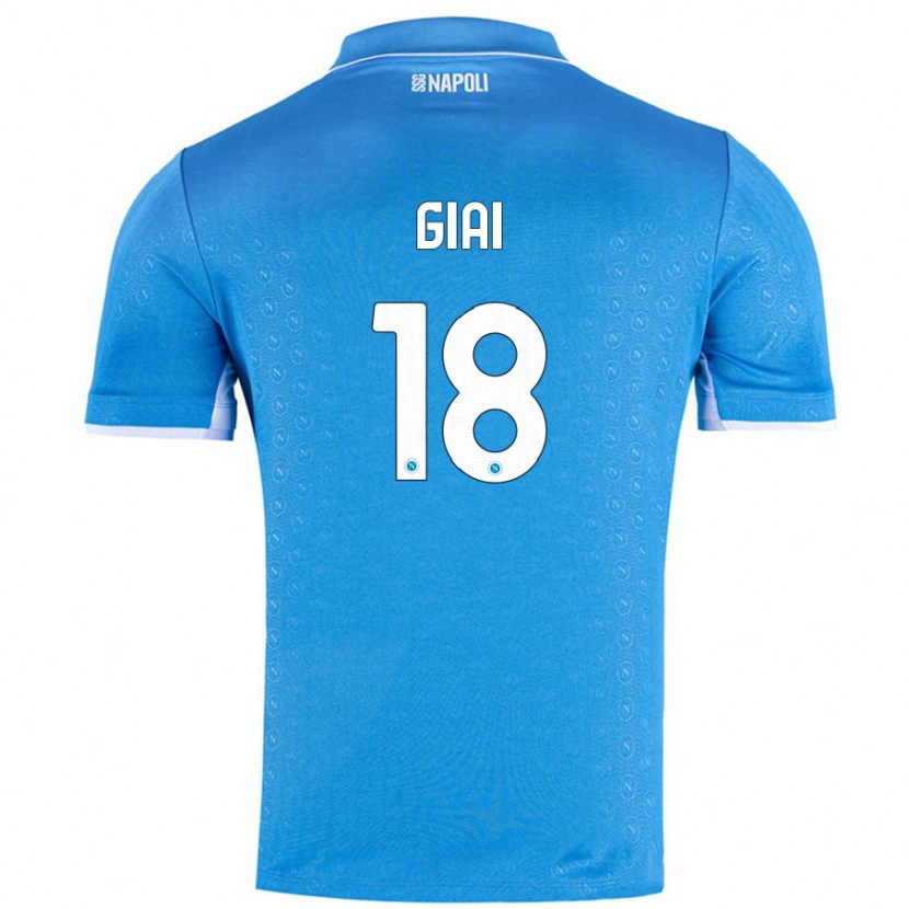 Danxen Kvinnor Alice Giai #18 Himmelsblå Hemmatröja Matchtröjor 2024/25 Tröjor T-Tröja
