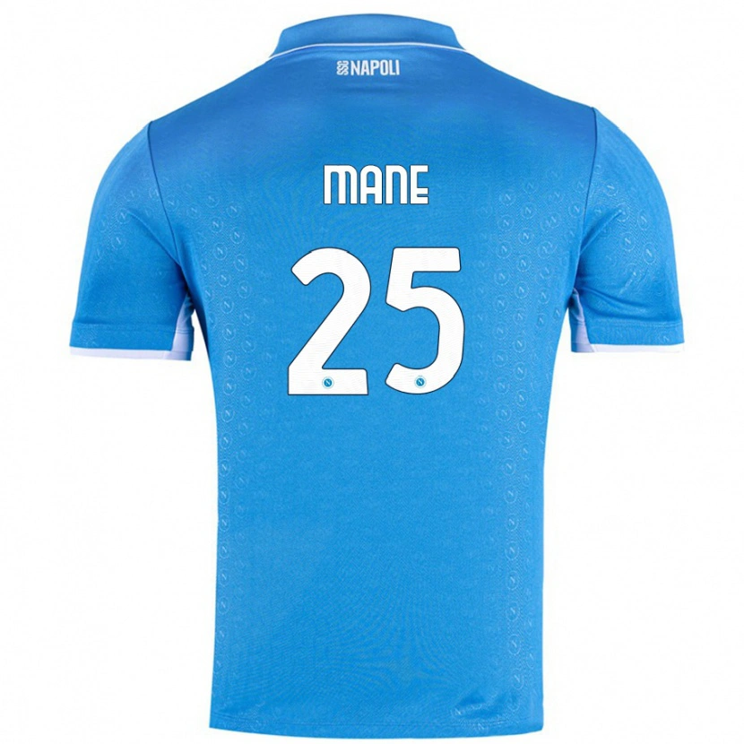 Danxen Kvinnor Balla Mousa Mane #25 Himmelsblå Hemmatröja Matchtröjor 2024/25 Tröjor T-Tröja