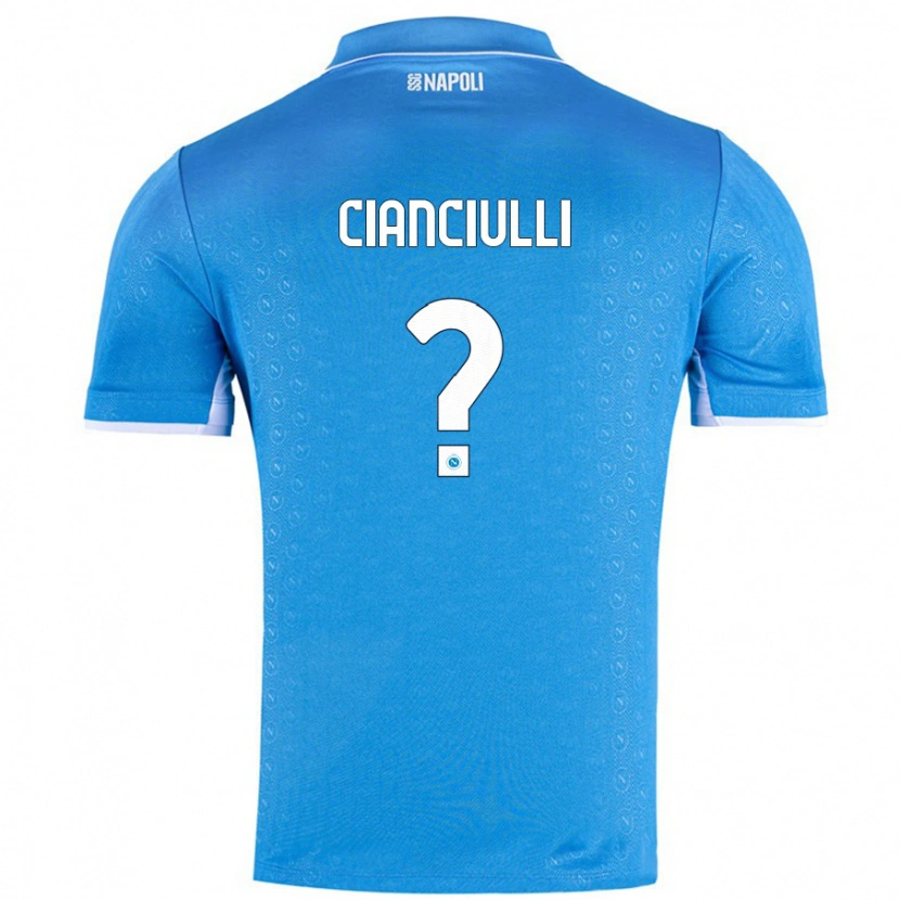 Danxen Kvinnor Antonio Cianciulli #0 Himmelsblå Hemmatröja Matchtröjor 2024/25 Tröjor T-Tröja