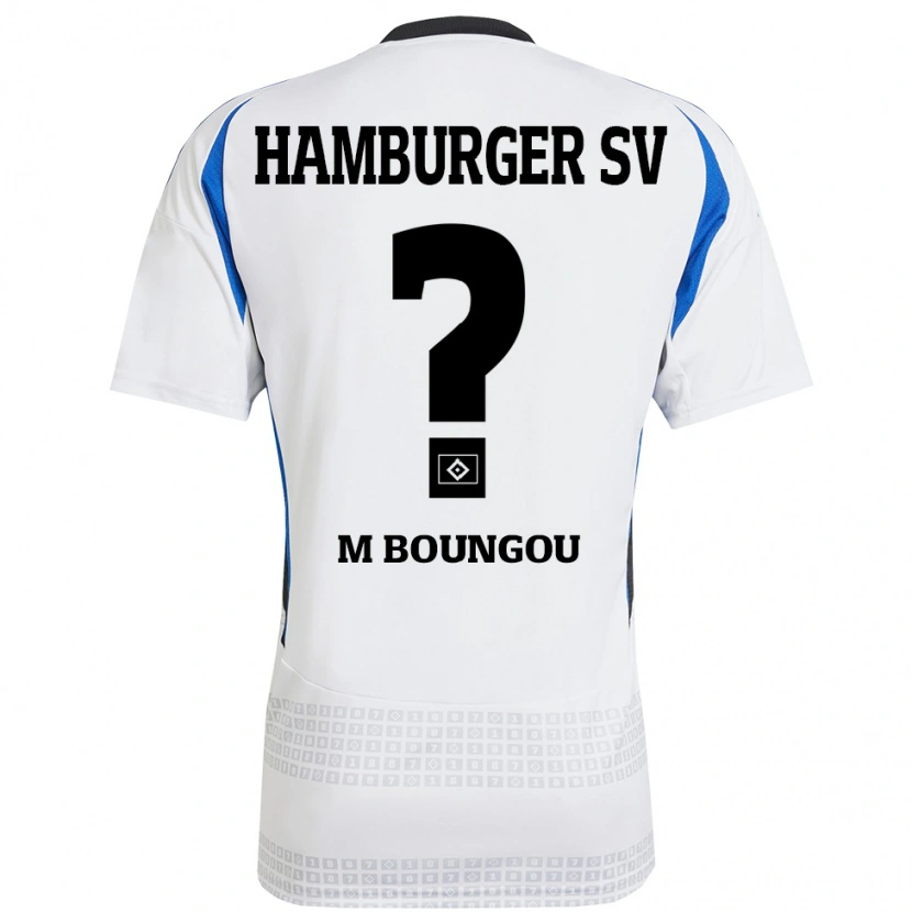 Danxen Kvinnor Edmond Loubongo-M'boungou #0 Vit Blå Hemmatröja Matchtröjor 2024/25 Tröjor T-Tröja