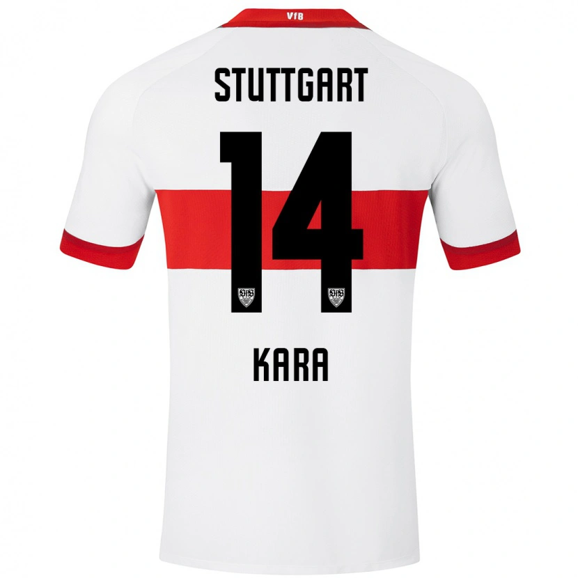 Danxen Kvinnor Semih Kara #14 Vit Röd Hemmatröja Matchtröjor 2024/25 Tröjor T-Tröja
