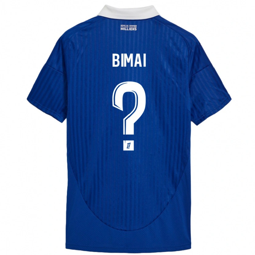 Danxen Kvinnor Longin Bimai #0 Blå Vit Hemmatröja Matchtröjor 2024/25 Tröjor T-Tröja