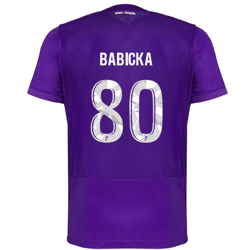 Danxen Kvinnor Shavy Babicka #80 Lila Vit Hemmatröja Matchtröjor 2024/25 Tröjor T-Tröja