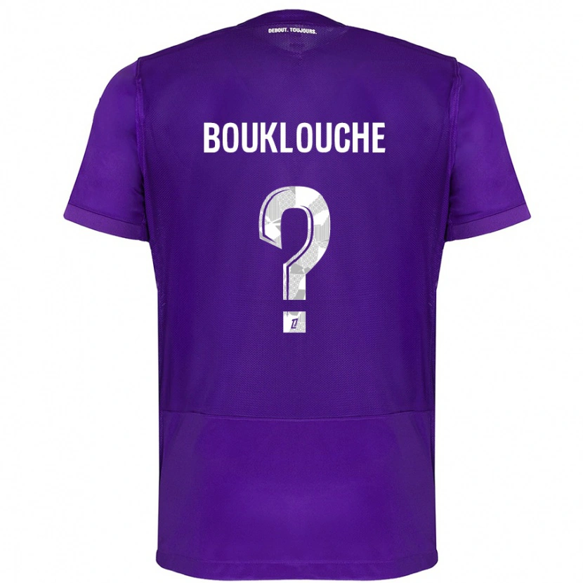 Danxen Kvinnor Kelyan Bouklouche #0 Lila Vit Hemmatröja Matchtröjor 2024/25 Tröjor T-Tröja
