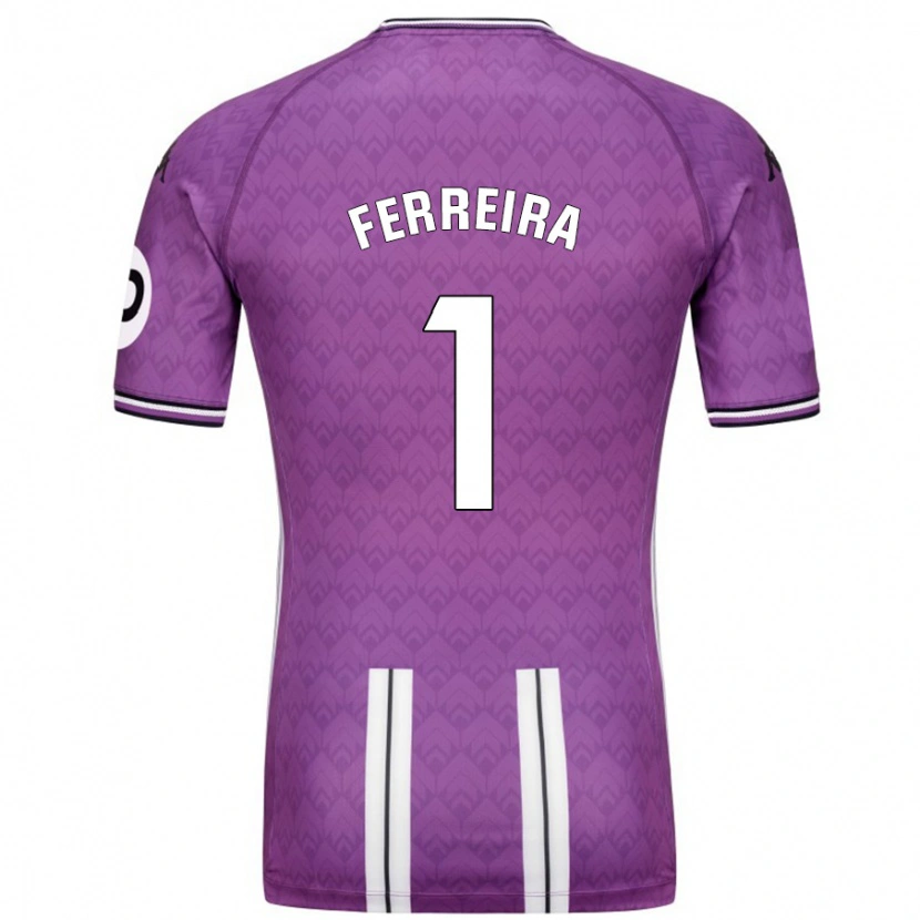 Danxen Kvinnor André Ferreira #1 Lila Vit Hemmatröja Matchtröjor 2024/25 Tröjor T-Tröja