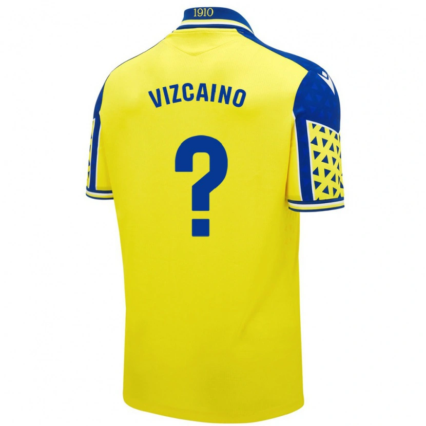 Danxen Kvinnor Nacho Vizcaíno #0 Gul Blå Hemmatröja Matchtröjor 2024/25 Tröjor T-Tröja