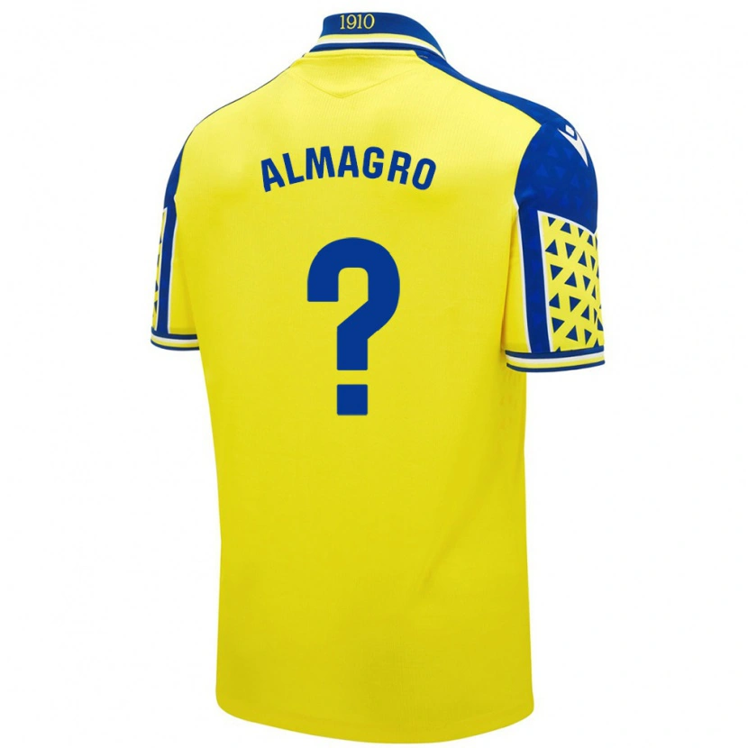 Danxen Kvinnor Samu Almagro #0 Gul Blå Hemmatröja Matchtröjor 2024/25 Tröjor T-Tröja
