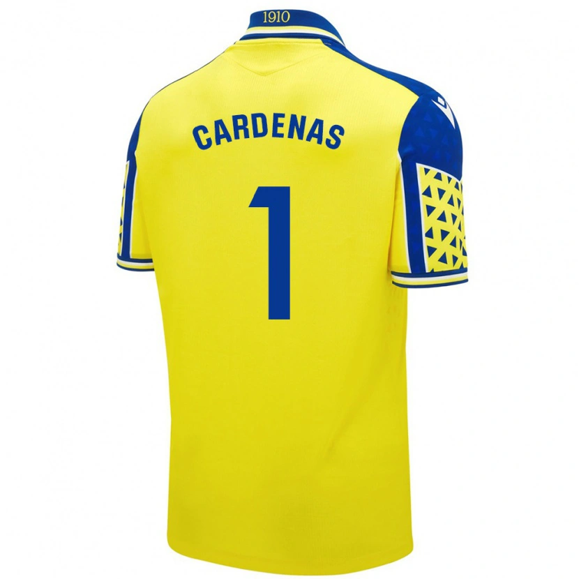 Danxen Kvinnor Raquel Cárdenas #1 Gul Blå Hemmatröja Matchtröjor 2024/25 Tröjor T-Tröja