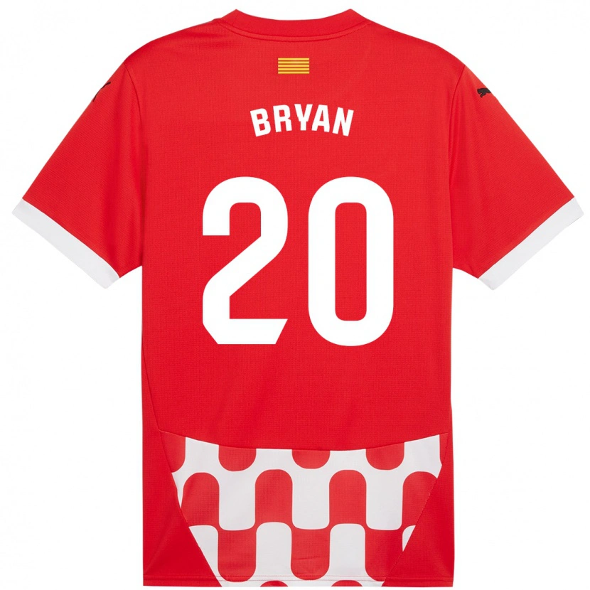 Danxen Kvinnor Bryan Gil #20 Röd Vit Hemmatröja Matchtröjor 2024/25 Tröjor T-Tröja