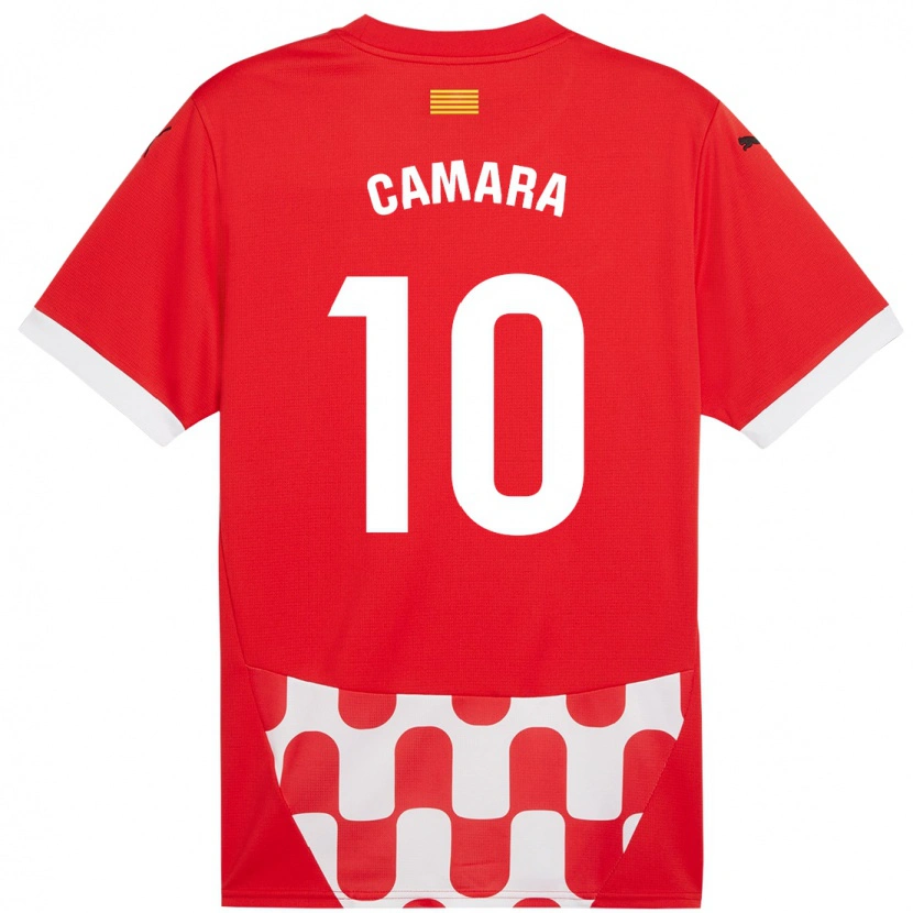 Danxen Kvinnor Dawda Camara #10 Röd Vit Hemmatröja Matchtröjor 2024/25 Tröjor T-Tröja