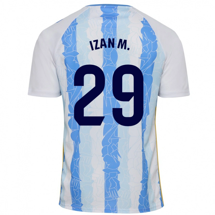 Danxen Kvinnor Izan Merino #29 Vit Blå Hemmatröja Matchtröjor 2024/25 Tröjor T-Tröja