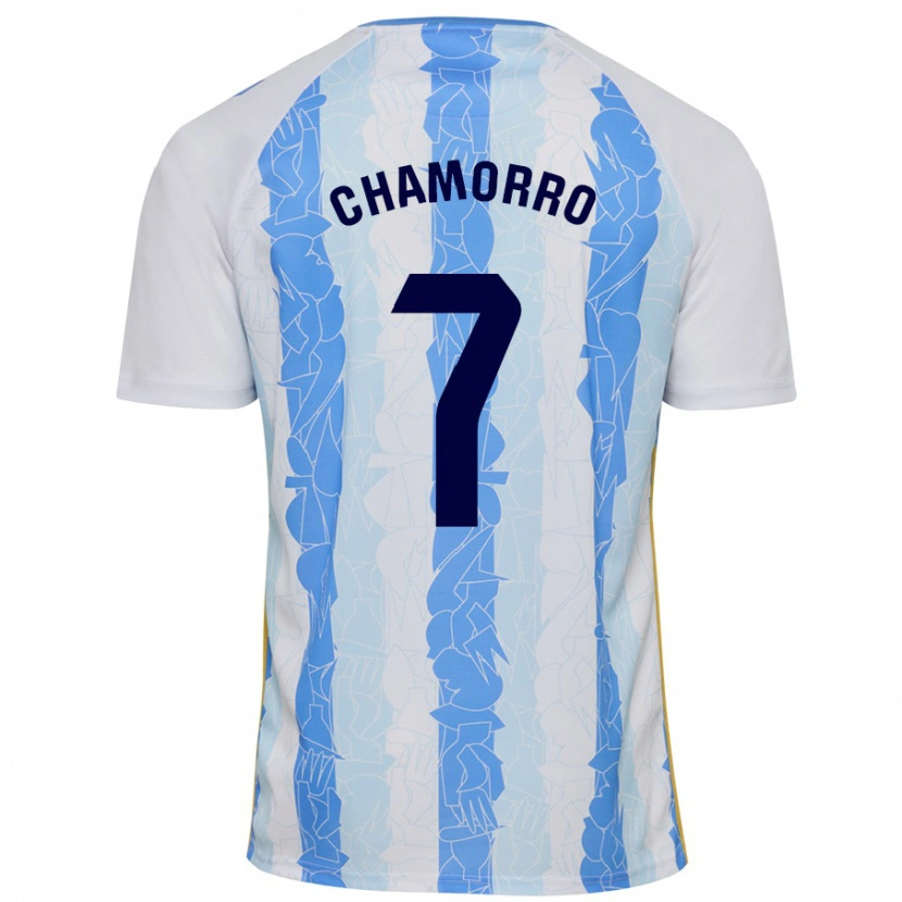 Danxen Kvinnor Alexis Chamorro #7 Vit Blå Hemmatröja Matchtröjor 2024/25 Tröjor T-Tröja