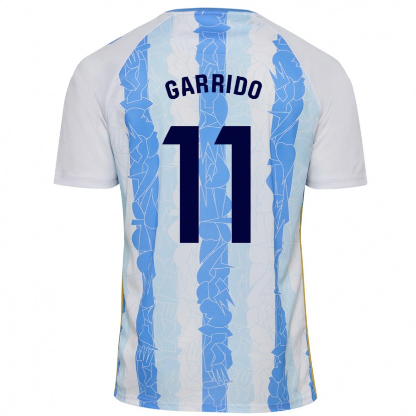 Danxen Kvinnor Rafa Garrido #11 Vit Blå Hemmatröja Matchtröjor 2024/25 Tröjor T-Tröja
