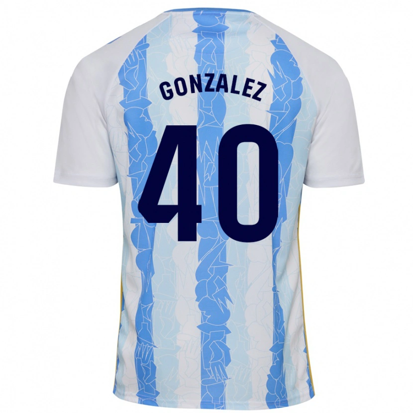 Danxen Kvinnor Carol González #40 Vit Blå Hemmatröja Matchtröjor 2024/25 Tröjor T-Tröja