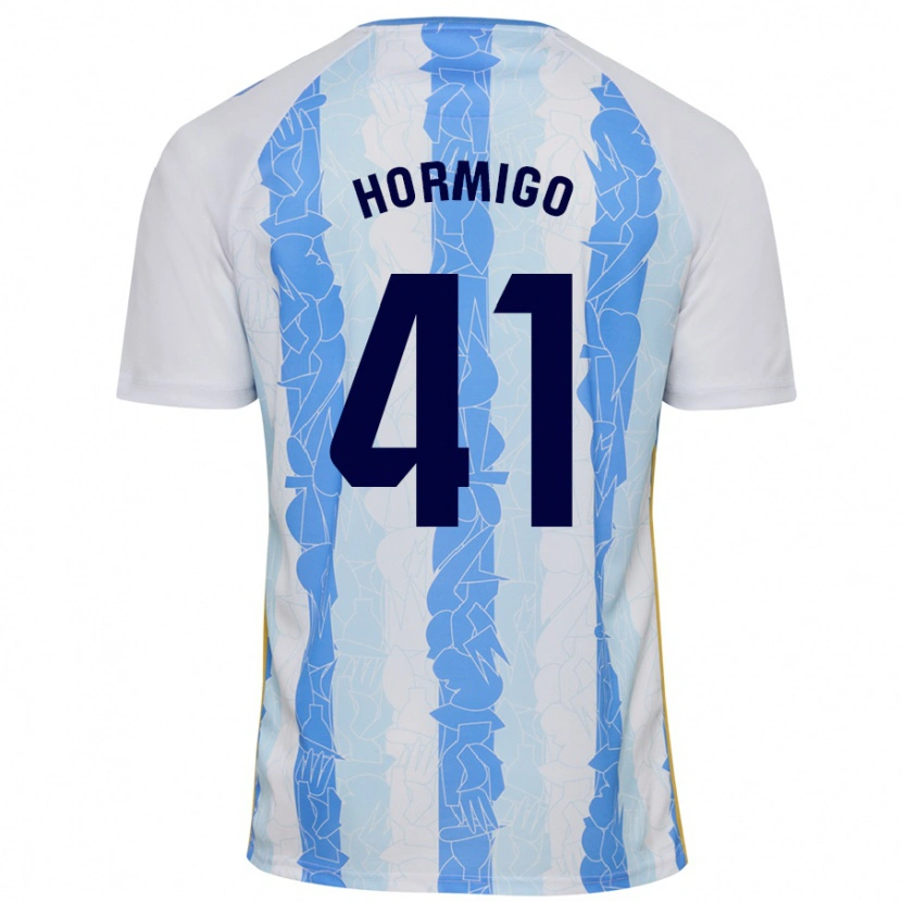 Danxen Kvinnor Cintia Hormigo #41 Vit Blå Hemmatröja Matchtröjor 2024/25 Tröjor T-Tröja