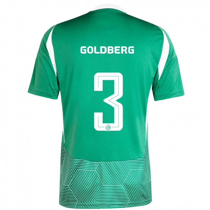 Danxen Kvinnor Shon Goldberg #3 Grön Vit Hemmatröja Matchtröjor 2024/25 Tröjor T-Tröja