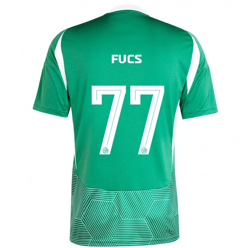 Danxen Kvinnor Roee Fucs #77 Grön Vit Hemmatröja Matchtröjor 2024/25 Tröjor T-Tröja