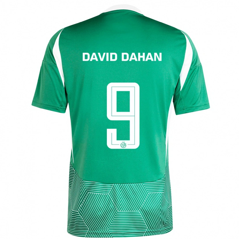 Danxen Kvinnor Omer David Dahan #9 Grön Vit Hemmatröja Matchtröjor 2024/25 Tröjor T-Tröja