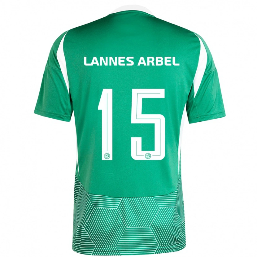 Danxen Kvinnor Tomer Lannes Arbel #15 Grön Vit Hemmatröja Matchtröjor 2024/25 Tröjor T-Tröja