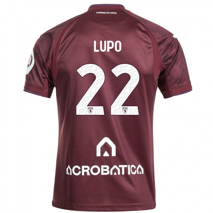 Danxen Kvinnor Enrica Lupo #22 Rödbrun Vit Hemmatröja Matchtröjor 2024/25 Tröjor T-Tröja