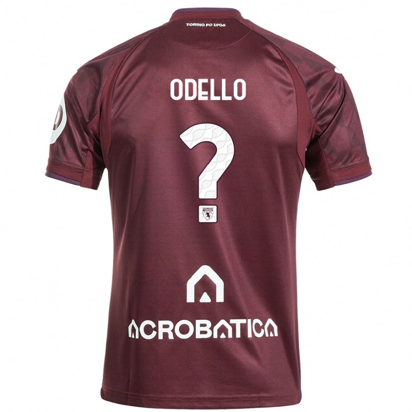 Danxen Kvinnor Ryan Odello #0 Rödbrun Vit Hemmatröja Matchtröjor 2024/25 Tröjor T-Tröja