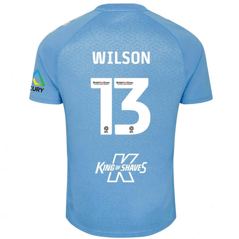 Danxen Kvinnor Ben Wilson #13 Blå Vit Hemmatröja Matchtröjor 2024/25 Tröjor T-Tröja