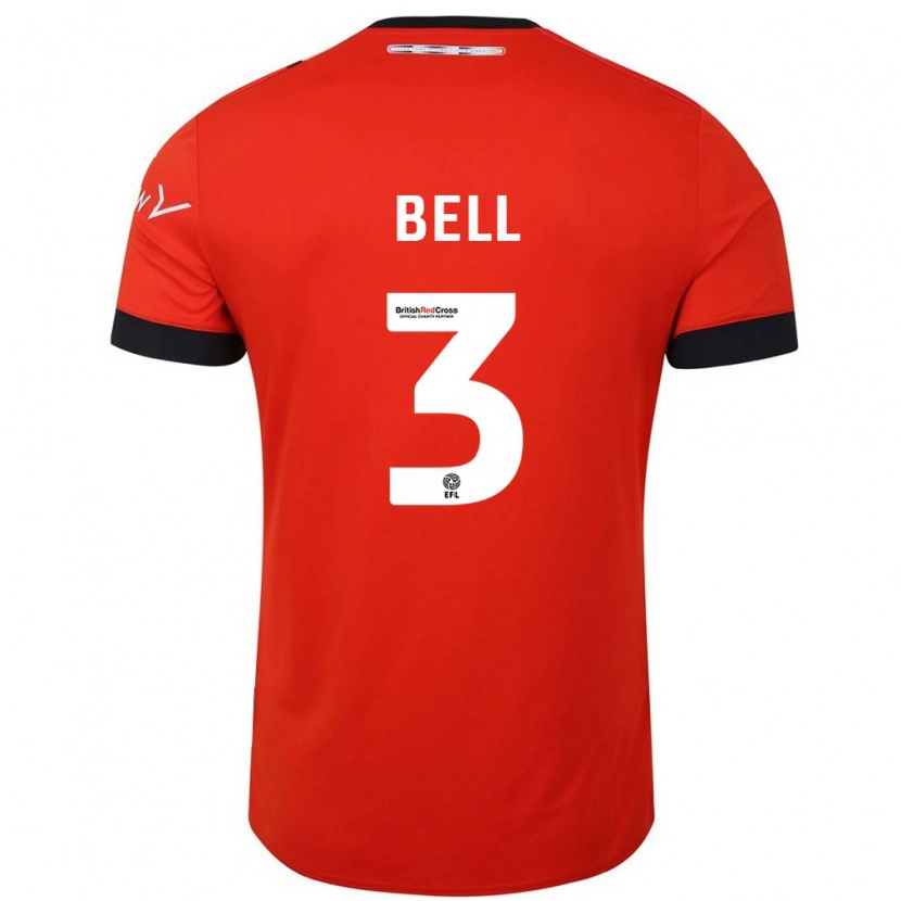 Danxen Kvinnor Amari'i Bell #3 Orange Svart Hemmatröja Matchtröjor 2024/25 Tröjor T-Tröja
