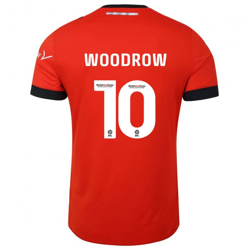 Danxen Kvinnor Cauley Woodrow #10 Orange Svart Hemmatröja Matchtröjor 2024/25 Tröjor T-Tröja