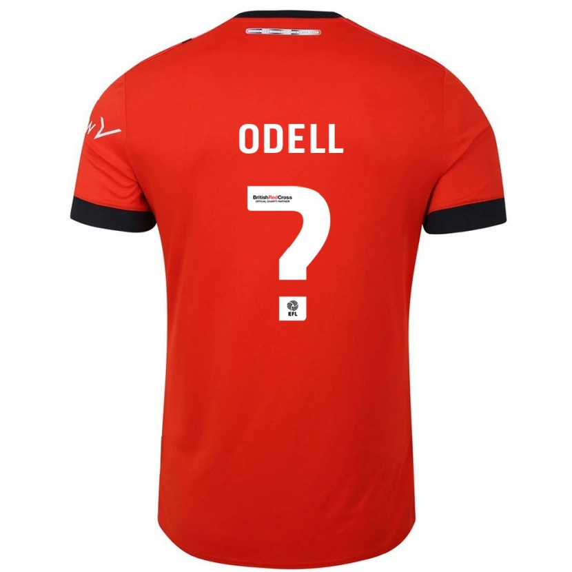 Danxen Kvinnor Josh Odell #0 Orange Svart Hemmatröja Matchtröjor 2024/25 Tröjor T-Tröja