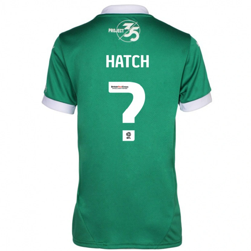 Danxen Kvinnor Joseph Hatch #0 Grön Vit Hemmatröja Matchtröjor 2024/25 Tröjor T-Tröja