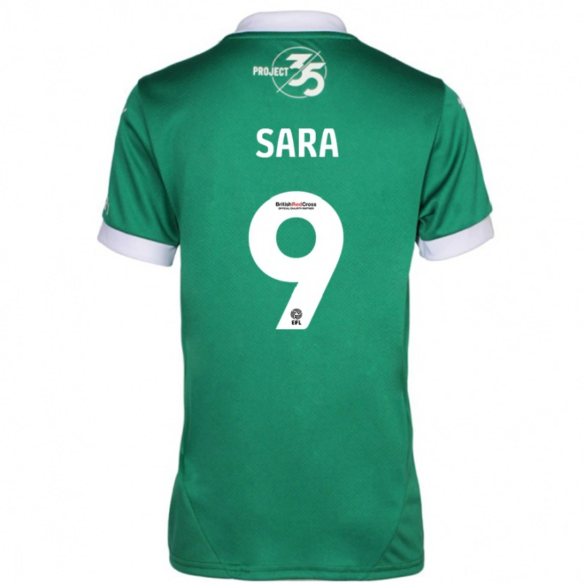 Danxen Kvinnor Ellie Sara #9 Grön Vit Hemmatröja Matchtröjor 2024/25 Tröjor T-Tröja