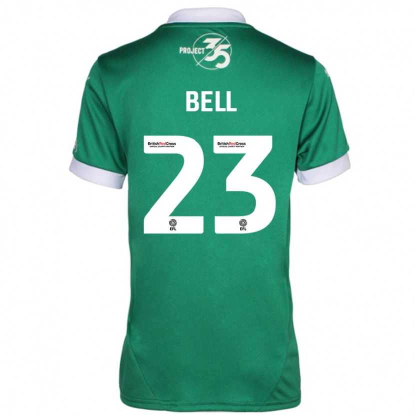 Danxen Kvinnor Katelyn Bell #23 Grön Vit Hemmatröja Matchtröjor 2024/25 Tröjor T-Tröja
