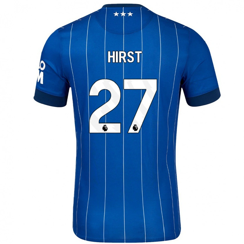 Danxen Kvinnor George Hirst #27 Marinblå Hemmatröja Matchtröjor 2024/25 Tröjor T-Tröja