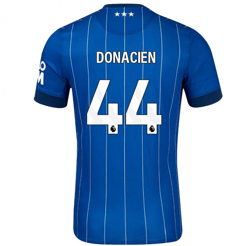 Danxen Kvinnor Janoi Donacien #44 Marinblå Hemmatröja Matchtröjor 2024/25 Tröjor T-Tröja