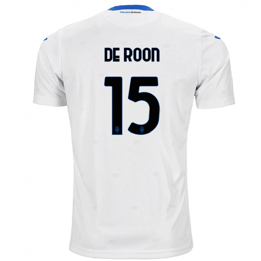 Danxen Kvinnor Marten De Roon #15 Vit Bortatröja Matchtröjor 2024/25 Tröjor T-Tröja