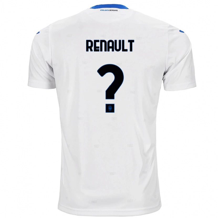Danxen Kvinnor Guillaume Renault #0 Vit Bortatröja Matchtröjor 2024/25 Tröjor T-Tröja