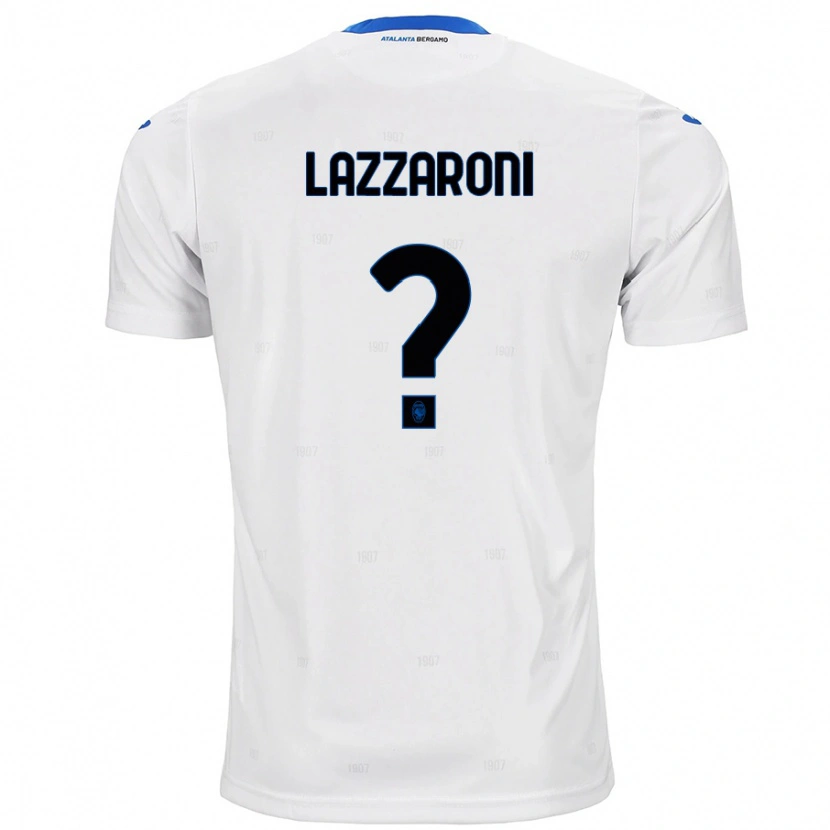 Danxen Kvinnor Andrea Lazzaroni #0 Vit Bortatröja Matchtröjor 2024/25 Tröjor T-Tröja