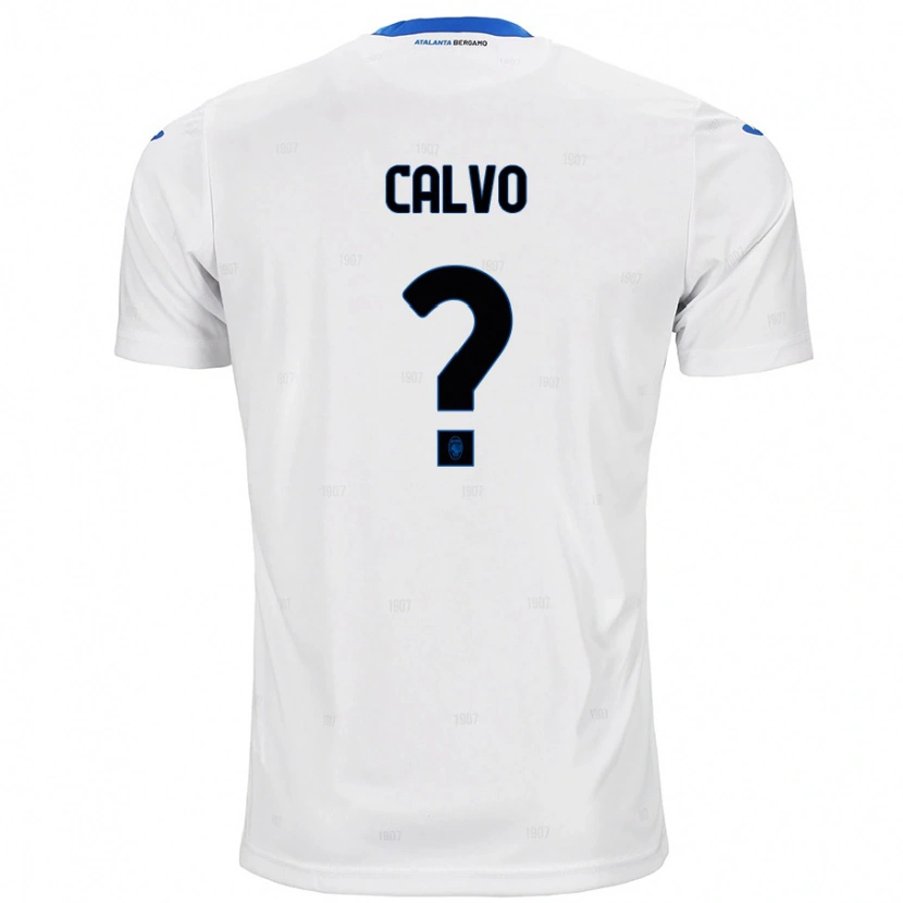 Danxen Kvinnor Filippo Calvo #0 Vit Bortatröja Matchtröjor 2024/25 Tröjor T-Tröja