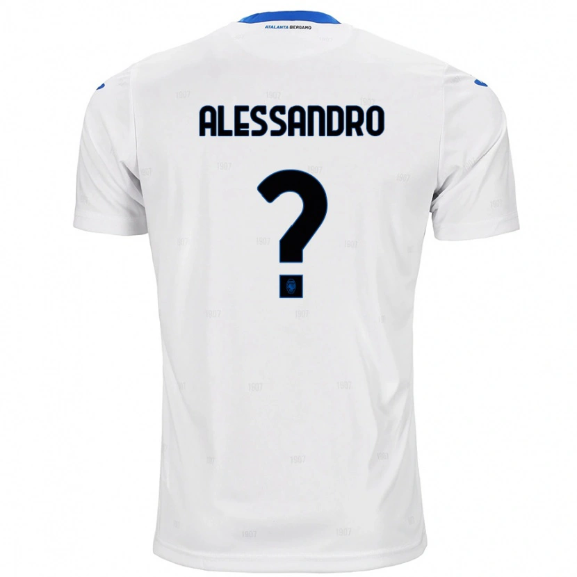 Danxen Kvinnor Alessandro Rinaldi #0 Vit Bortatröja Matchtröjor 2024/25 Tröjor T-Tröja