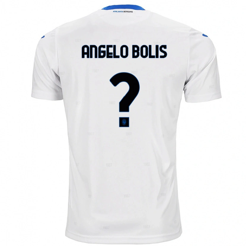 Danxen Kvinnor Tommaso Angelo Bolis #0 Vit Bortatröja Matchtröjor 2024/25 Tröjor T-Tröja