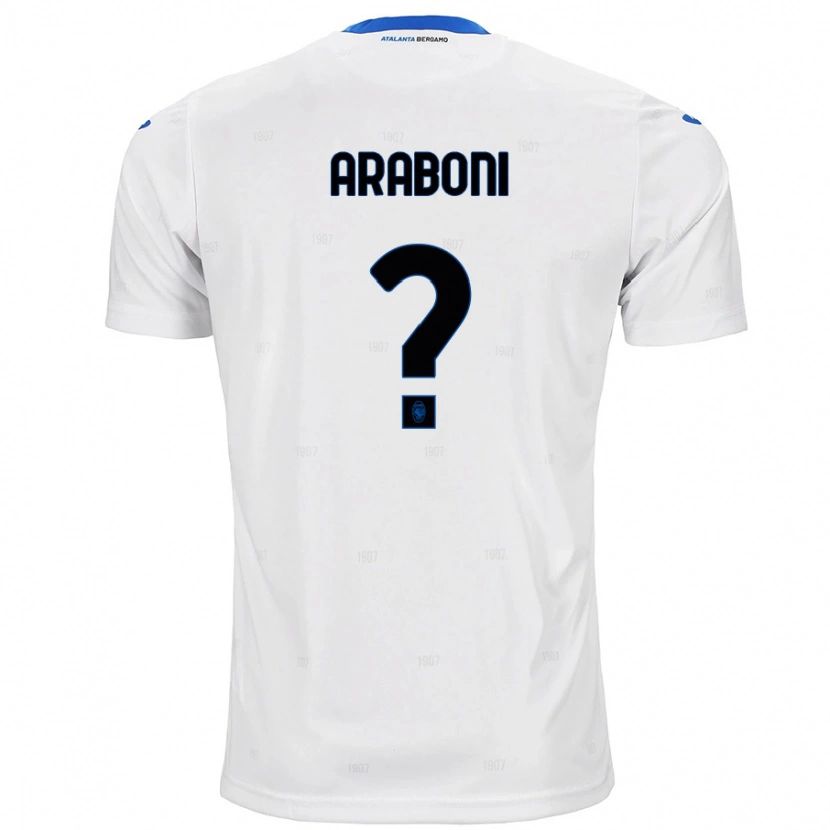 Danxen Kvinnor Sebastiano Araboni #0 Vit Bortatröja Matchtröjor 2024/25 Tröjor T-Tröja