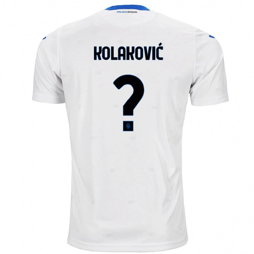Danxen Kvinnor Vinko Kolaković #0 Vit Bortatröja Matchtröjor 2024/25 Tröjor T-Tröja
