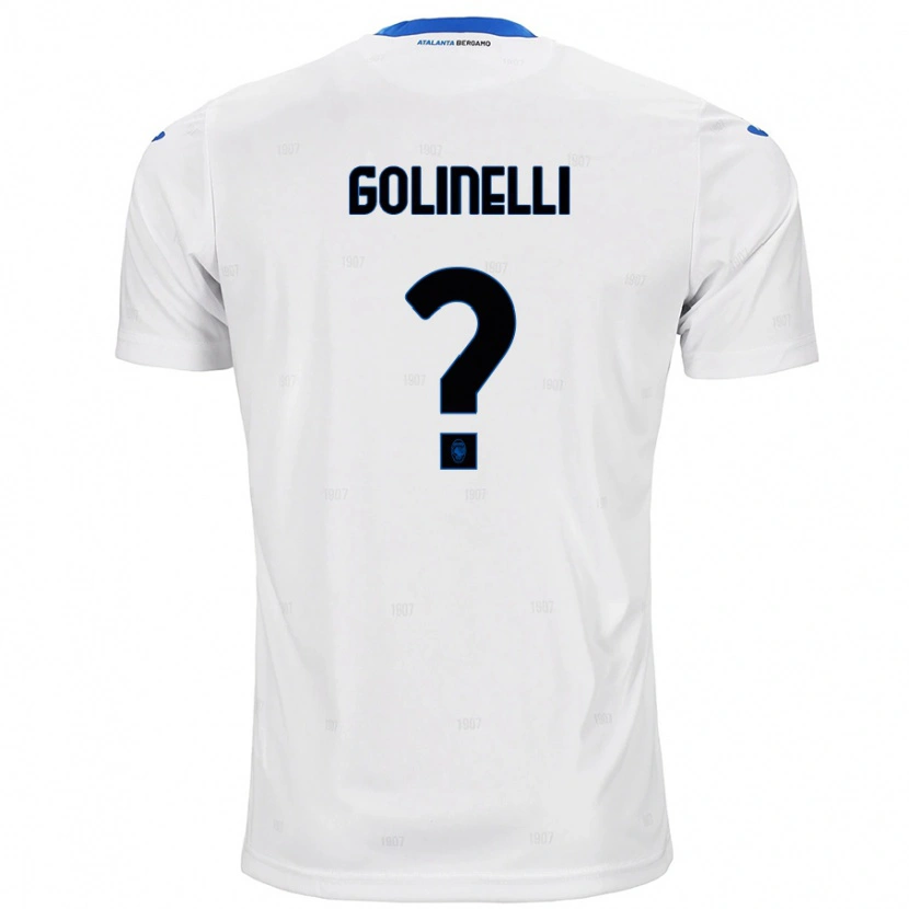 Danxen Kvinnor Martino Golinelli #0 Vit Bortatröja Matchtröjor 2024/25 Tröjor T-Tröja